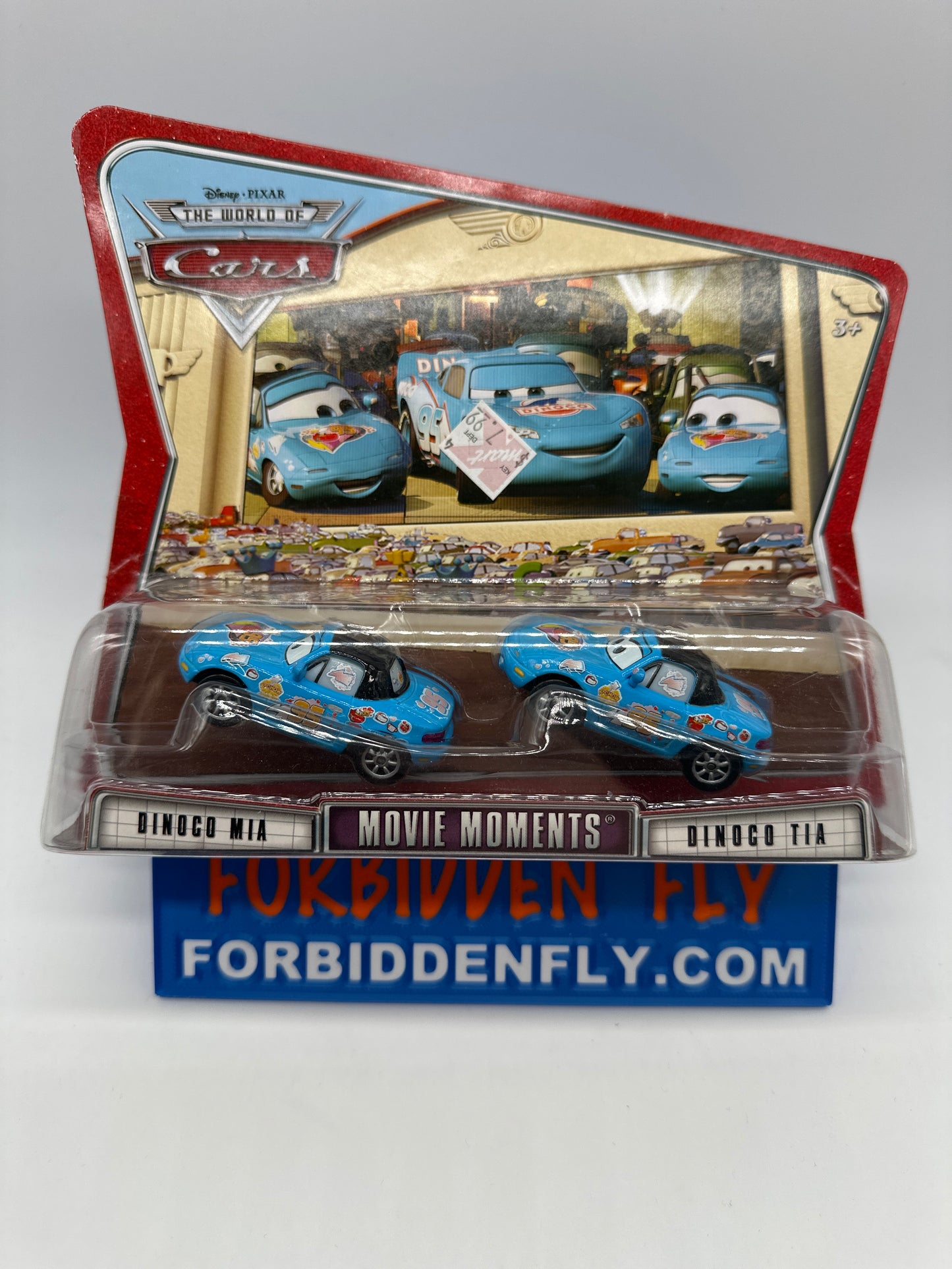 Disney Pixar Cars Movie - World of Cars Two Pack - Movie Moments Dinoco Mia & Tia