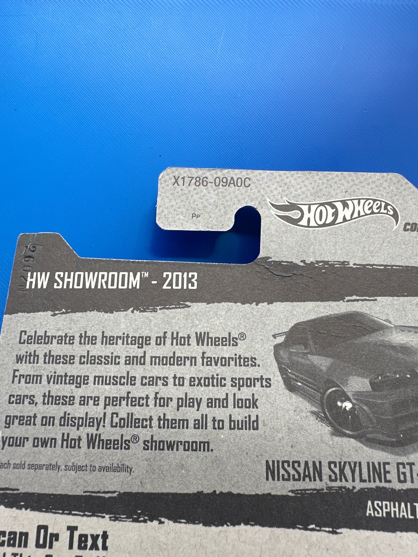 Hot Wheels Mainline - 2013 HW Showroom - Nissan Skyline GT-R (R34) - Red