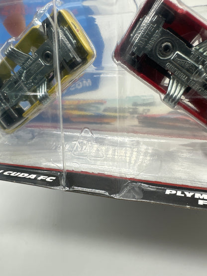 Hot Wheels Car Culture - Target Exclusive Premium 2 Pack - Snake & Mongoose - ‘72 Plymouth Cuda FC & Plymouth Duster Funny Car