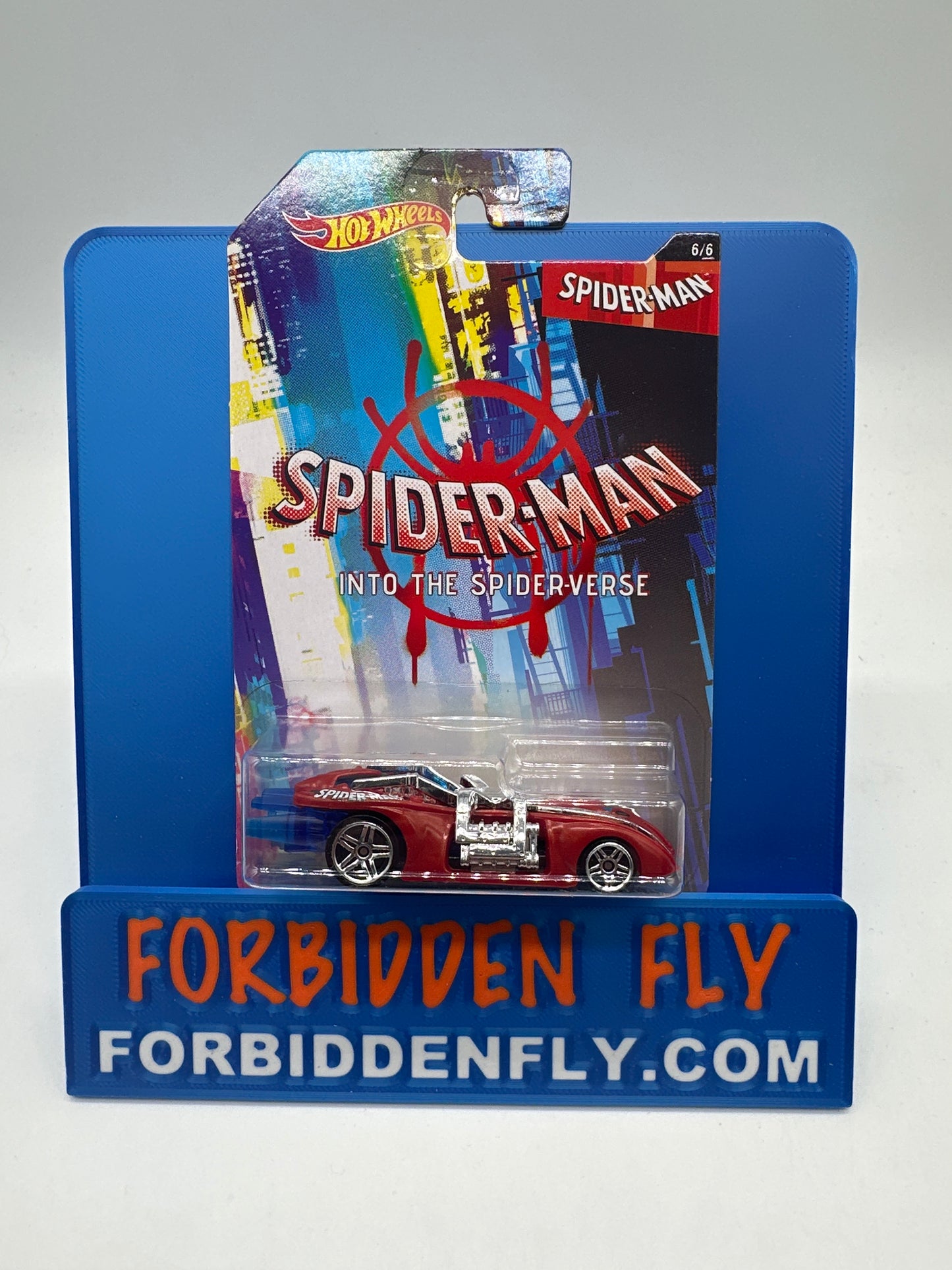 Hot Wheels - 2018 Wal Mart Exclusive Marvel Spider-Man Into The Universe Series - Complete Set of 6