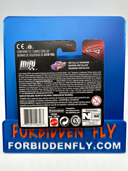 Disney Pixar Cars Movie Metal Mini Racers - Metallic Ramone - Internationally Carded