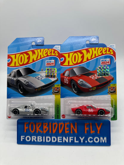 Hot Wheels Mainline - Factory Stickered 2024 - Porsche 904 Carrera GTS - Lot Of 2