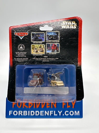 Disney Pixar Cars Movie - Disney Store Parks Exclusive Star Wars Series - Pitties as Logray and Wicket