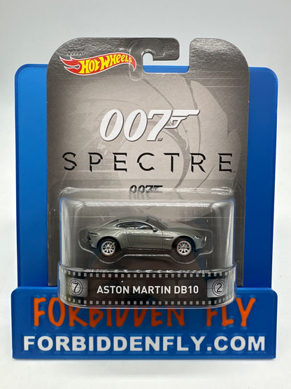 Hot Wheels 2016 Retro Entertainment Premium Single - 007 James Bond - Spectre Aston Martin DB10 (Movie Reel Packaging)