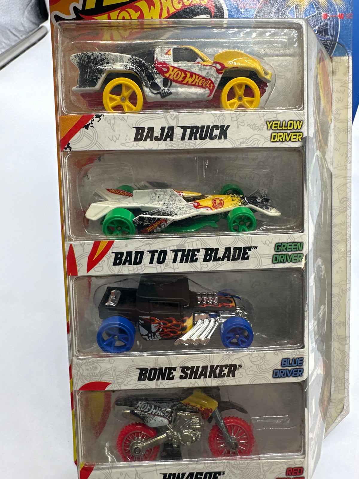 Hot Wheels 4 Pack - 2012 Team Hot Wheels Target Exclusive - Bone Shaker
