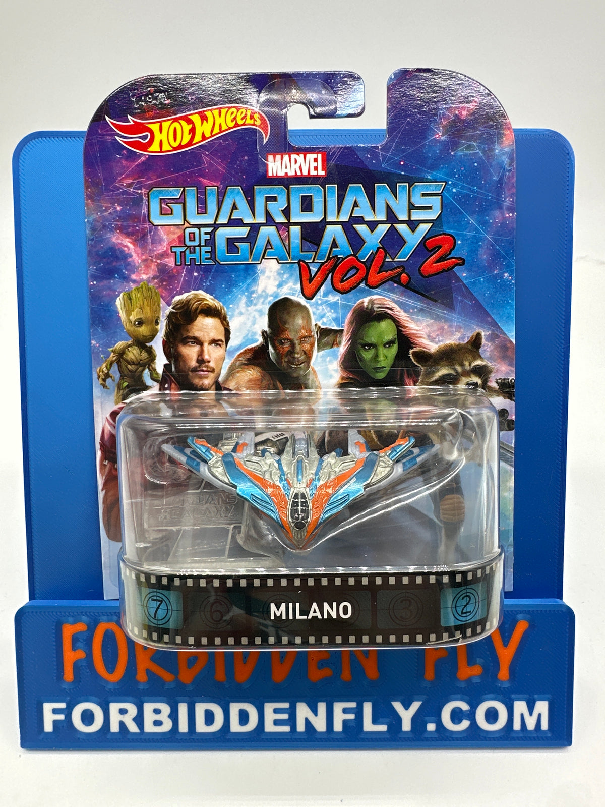 Hot Wheels 2017 Retro Entertainment Premium Single - Guardians of the Galaxy Vol. 2 Milano (Movie Reel Packaging)