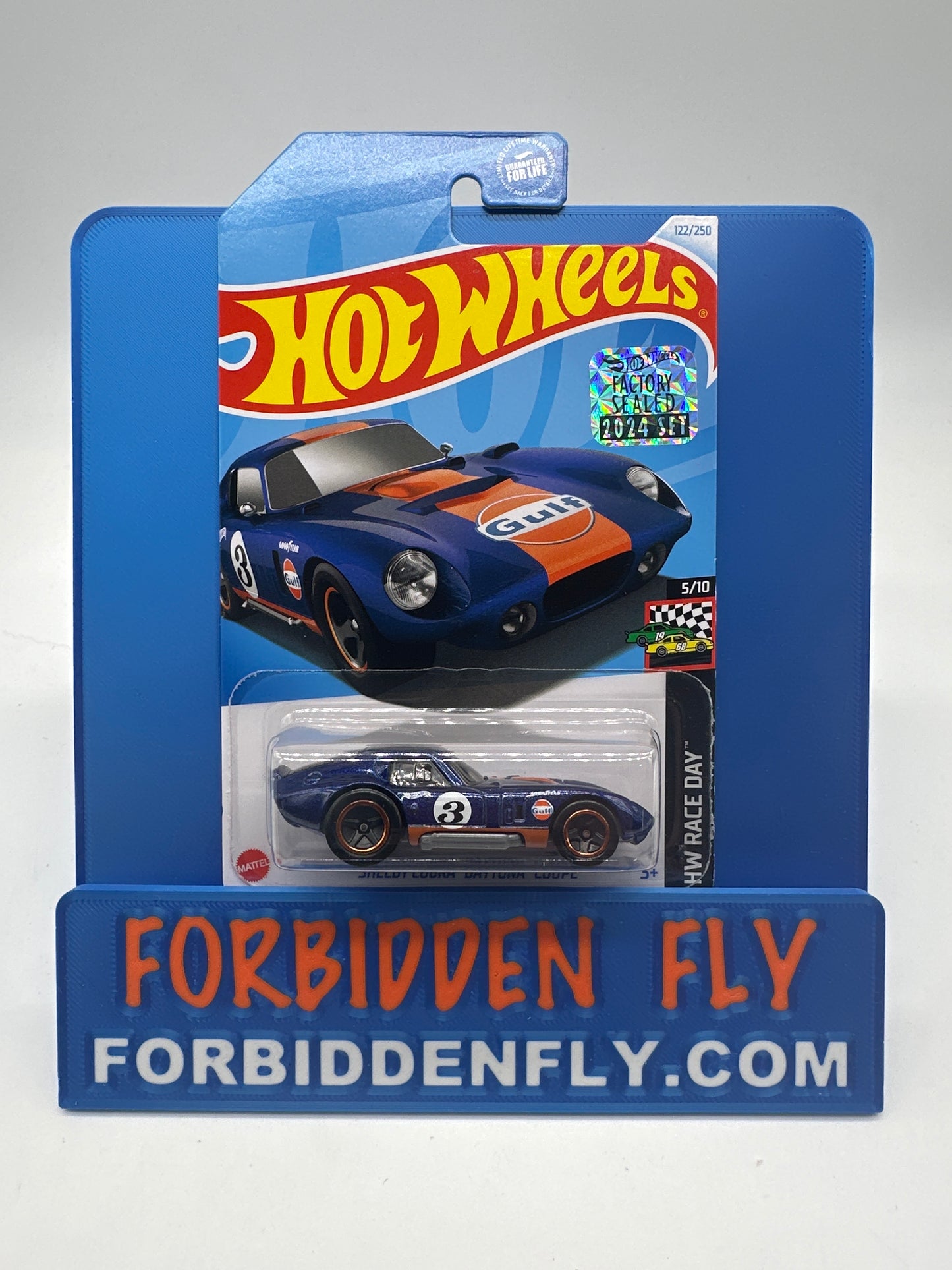Hot Wheels Mainline - Factory Stickered 2024 - Shelby Cobra Daytona Coupe - Lot Of 3