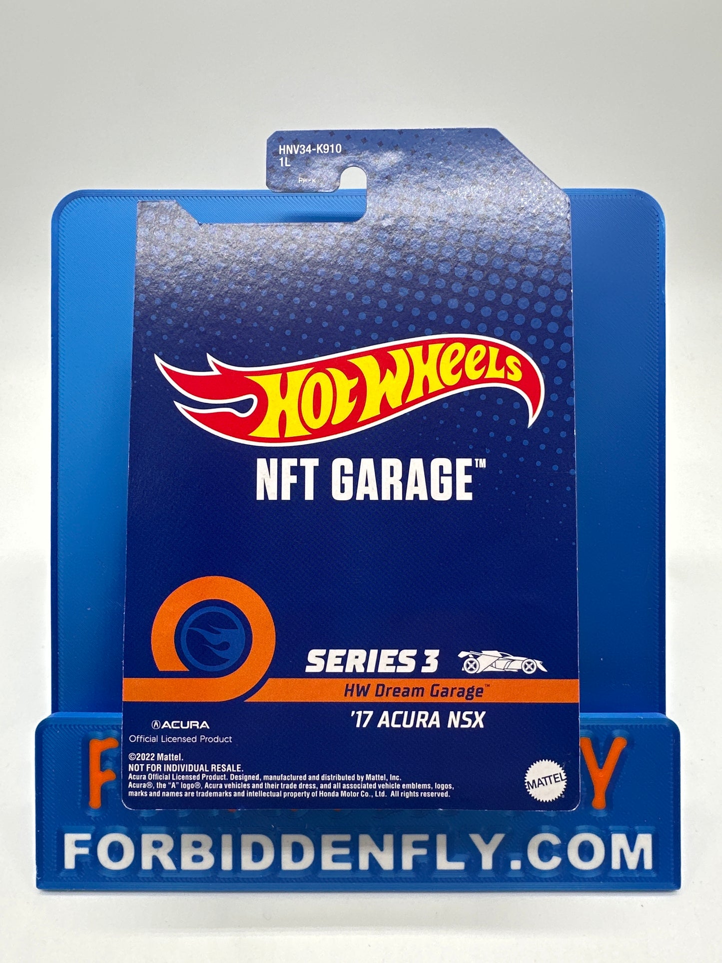 Hot Wheels NFT Series 3 - HW Dream Garage - ‘17 Acura NSX