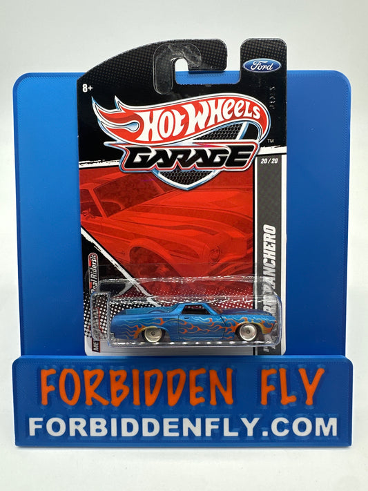 Hot Wheels Premium - HW Garage Series (Ford) - Satin Blue ‘72 Ford Ranchero (#20/20)