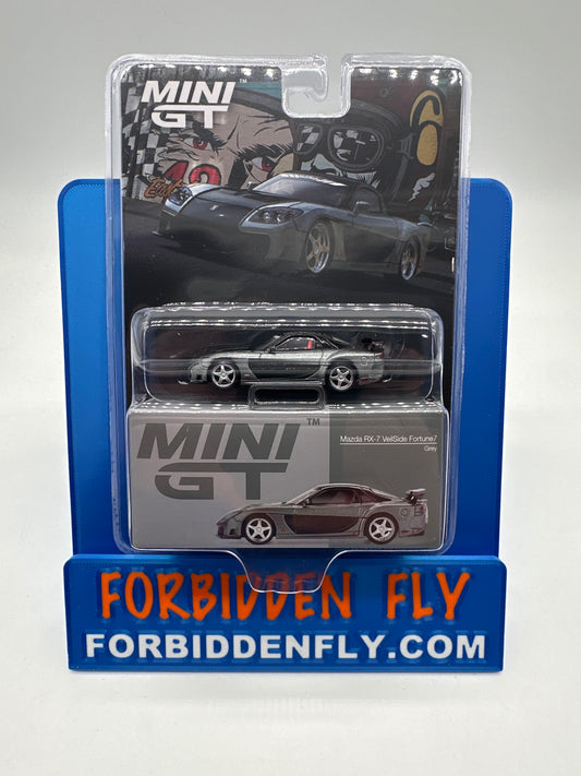 Mini GT Regular Release #1057 - Mazda RX-7 VeilSide Fortune7 - Grey