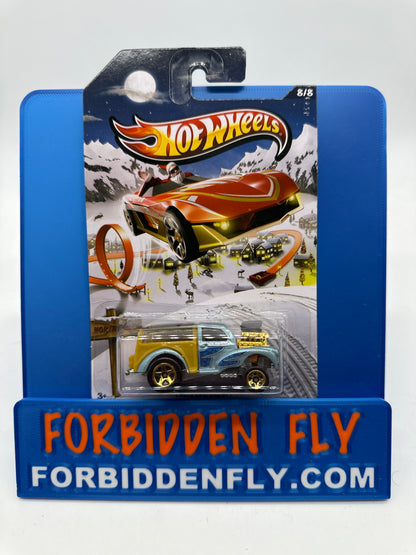 Hot Wheels - Wal Mart Exclusive 2013 Holiday Hot Rods Series - Complete Set of 8