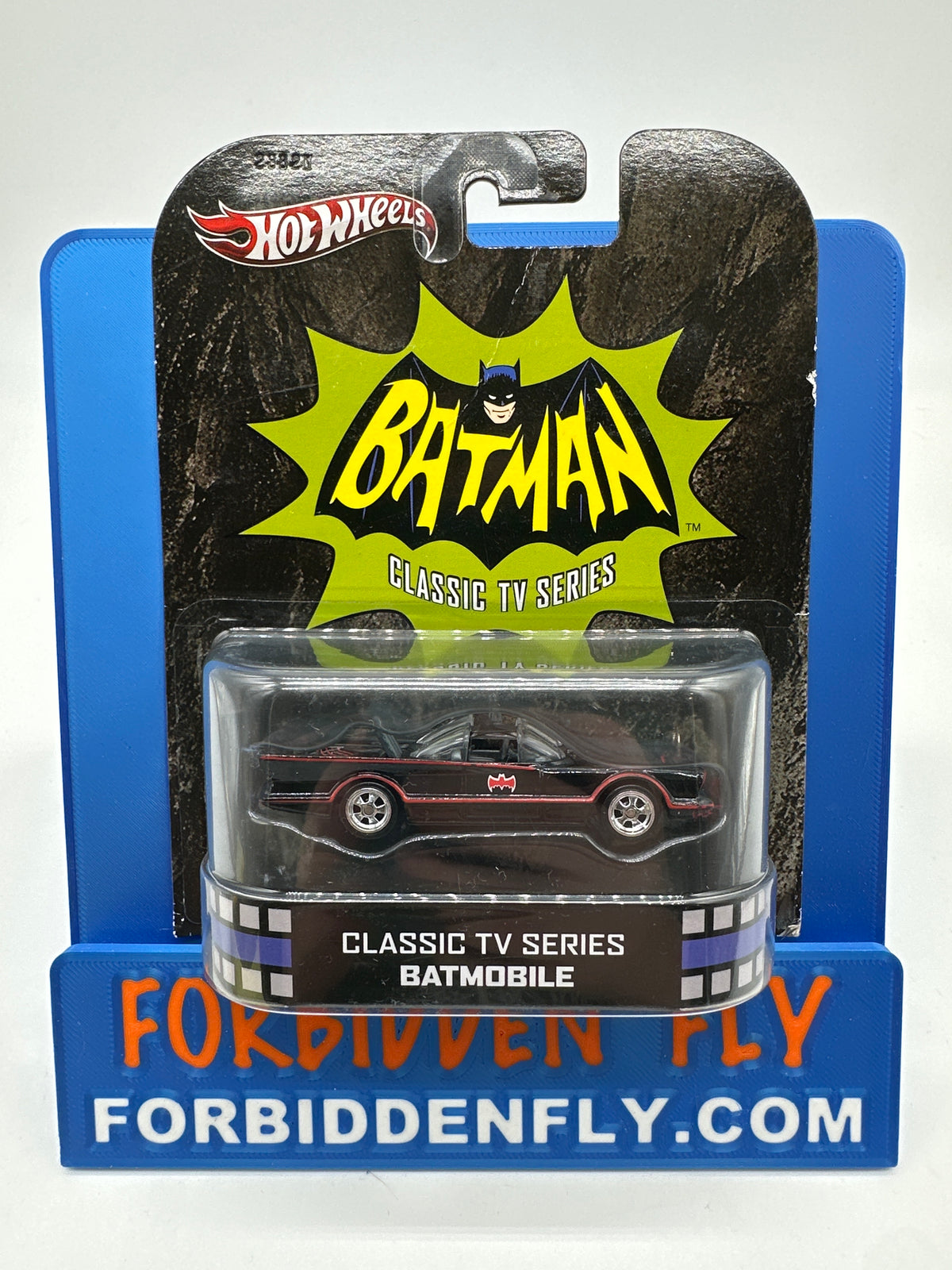 Hot Wheels 2013 Retro Entertainment Premium Single - DC Batman Classic TV Series Batmobile (Movie Reel Packaging)