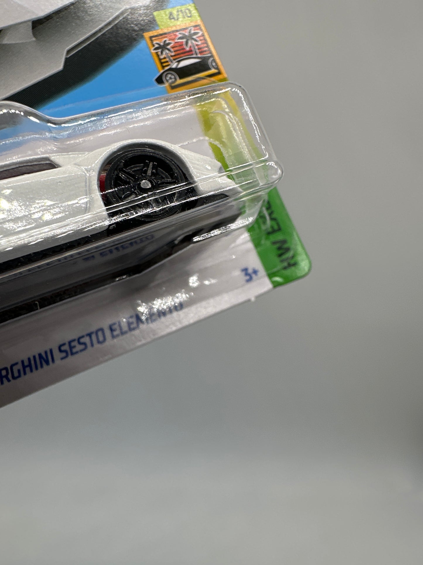 Hot Wheels 2024 K Case - International Card - Lamborghini Sesto Elemento - White