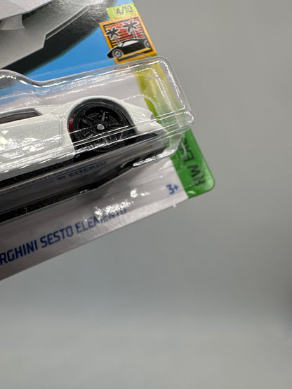 Hot Wheels 2024 K Case - International Card - Lamborghini Sesto Elemento - White