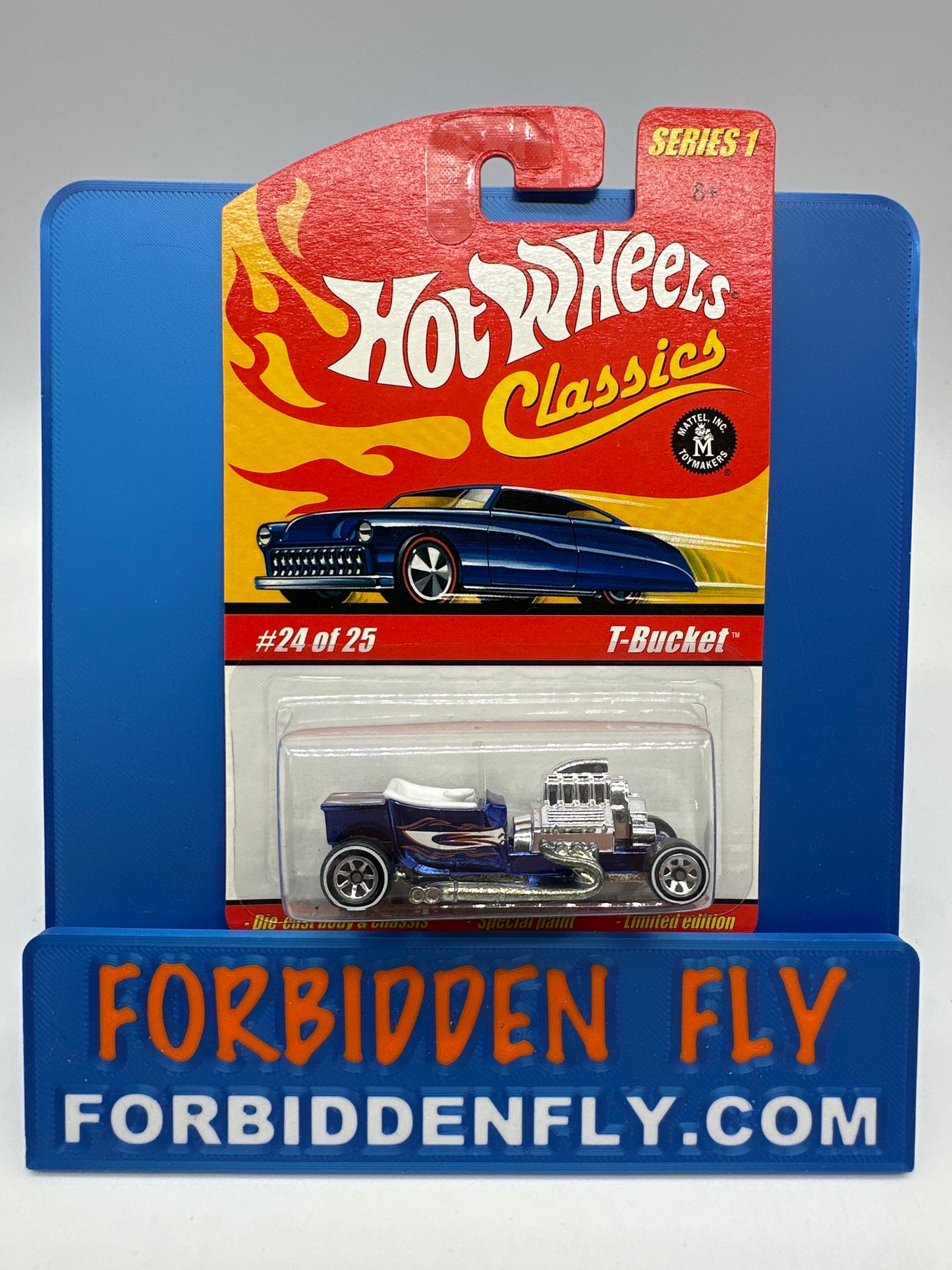 Hot Wheels Classics - Series 1 #24 of 25 - Blue T-Bucket