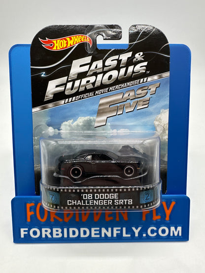 Hot Wheels 2014 Retro Entertainment Premium Single - Fast & Furious Fast Five - ‘08 Dodge Challenger SRT8 (Movie Reel Packaging)