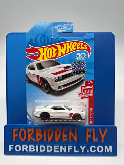 Hot Wheels 2018 Factory Stickered Target Exclusive Red Edition #9/12 - ‘15 Dodge Challenger SRT