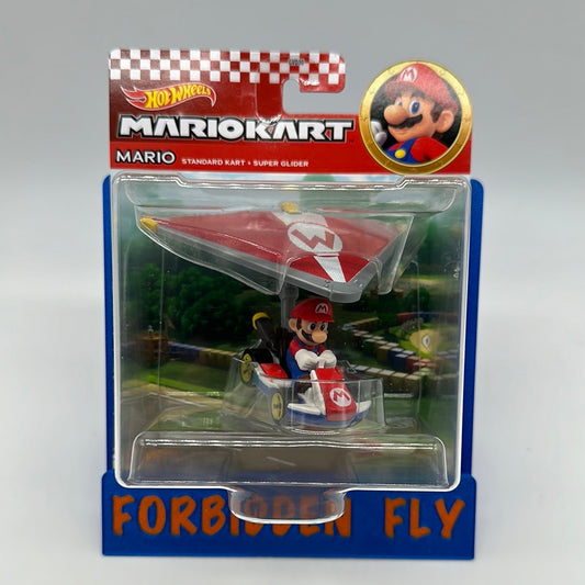 Hot Wheels Mario Kart - Character Glider - Mario on Standard Kart and Super Glider