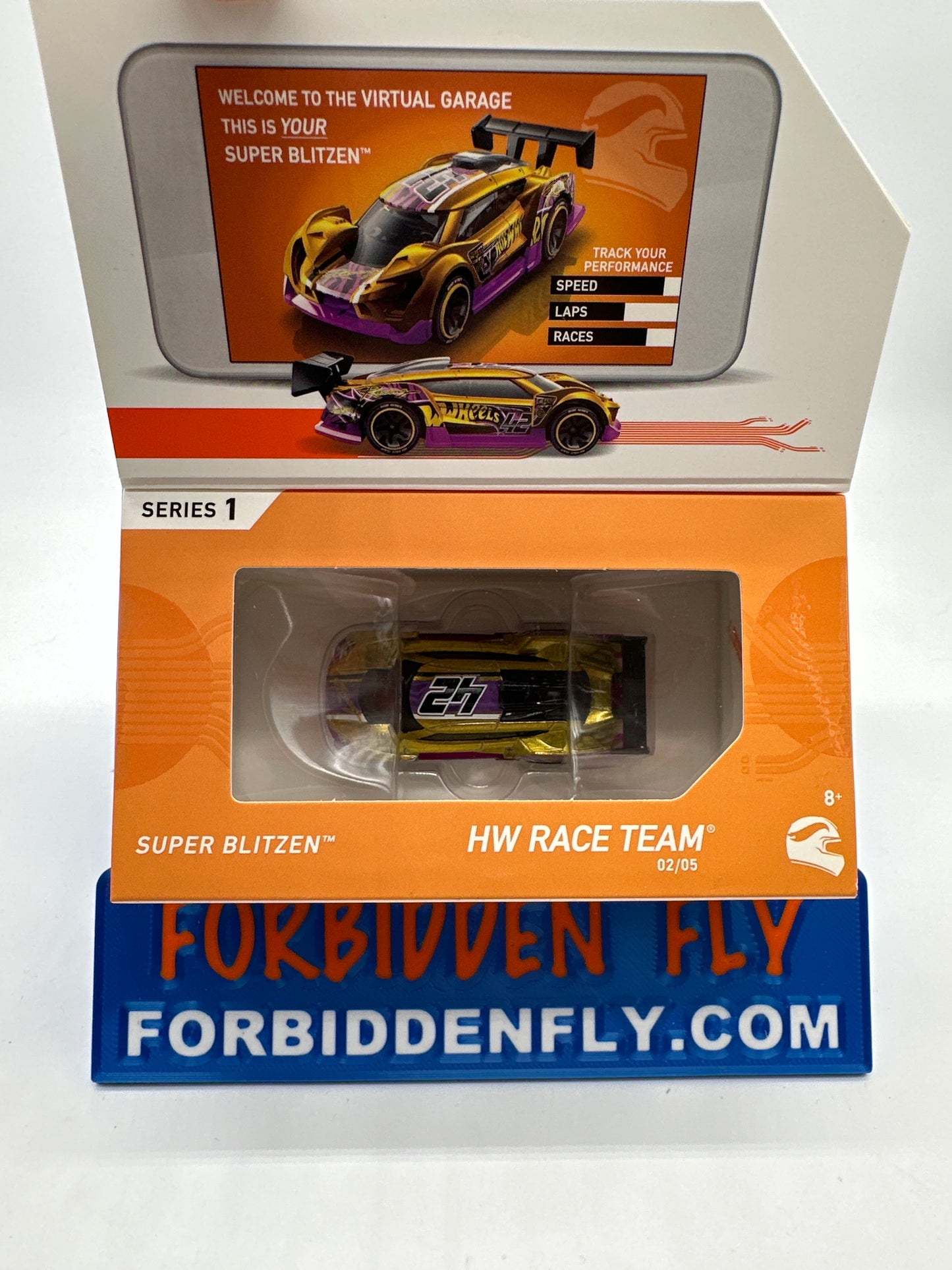 Hot Wheels Boxed Series 1 ID Car - HW Race Team - Super Blitzen