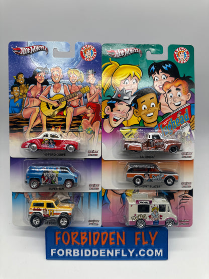 Hot Wheels Premium - Pop Culture Archie Comics Series - Set of 6