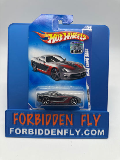 Hot Wheels Mainline - 2009 Factory Stickered - Dream Garage Series - 2006 Dodge Viper - Lot Of 2