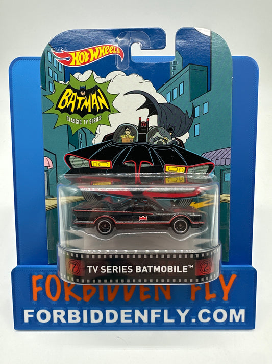 Hot Wheels 2016 Retro Entertainment Premium Single - DC Batman Classic TV Series Batmobile (Movie Reel Packaging)