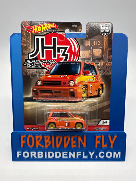 Hot Wheels Car Culture Premium - Japan Historics 3 (JH3) Series Single #2/5 - ‘85 Honda City Turbo II