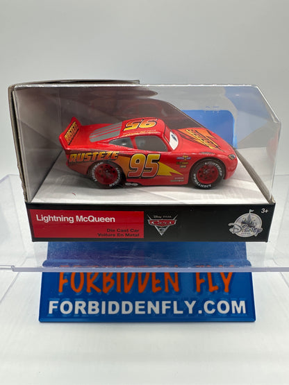 Disney Pixar Cars Movie - Disney Store Parks 1:43 Exclusive - Cars 3 Rusteze Lightning McQueen