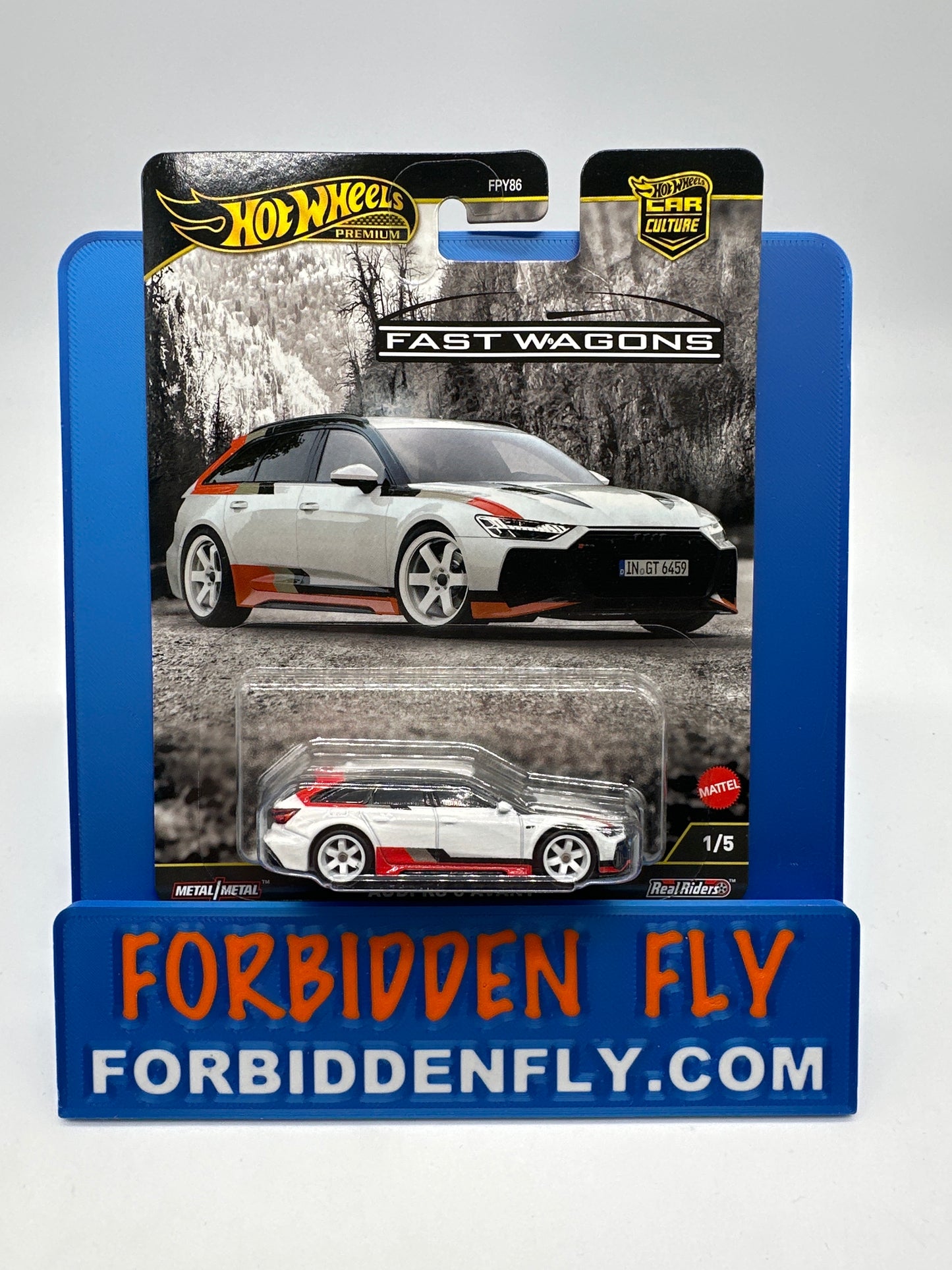 Hot Wheels Car Culture Premium - 2025 Fast Wagons Series Single - #1/5 - Audi RS 6 Avant