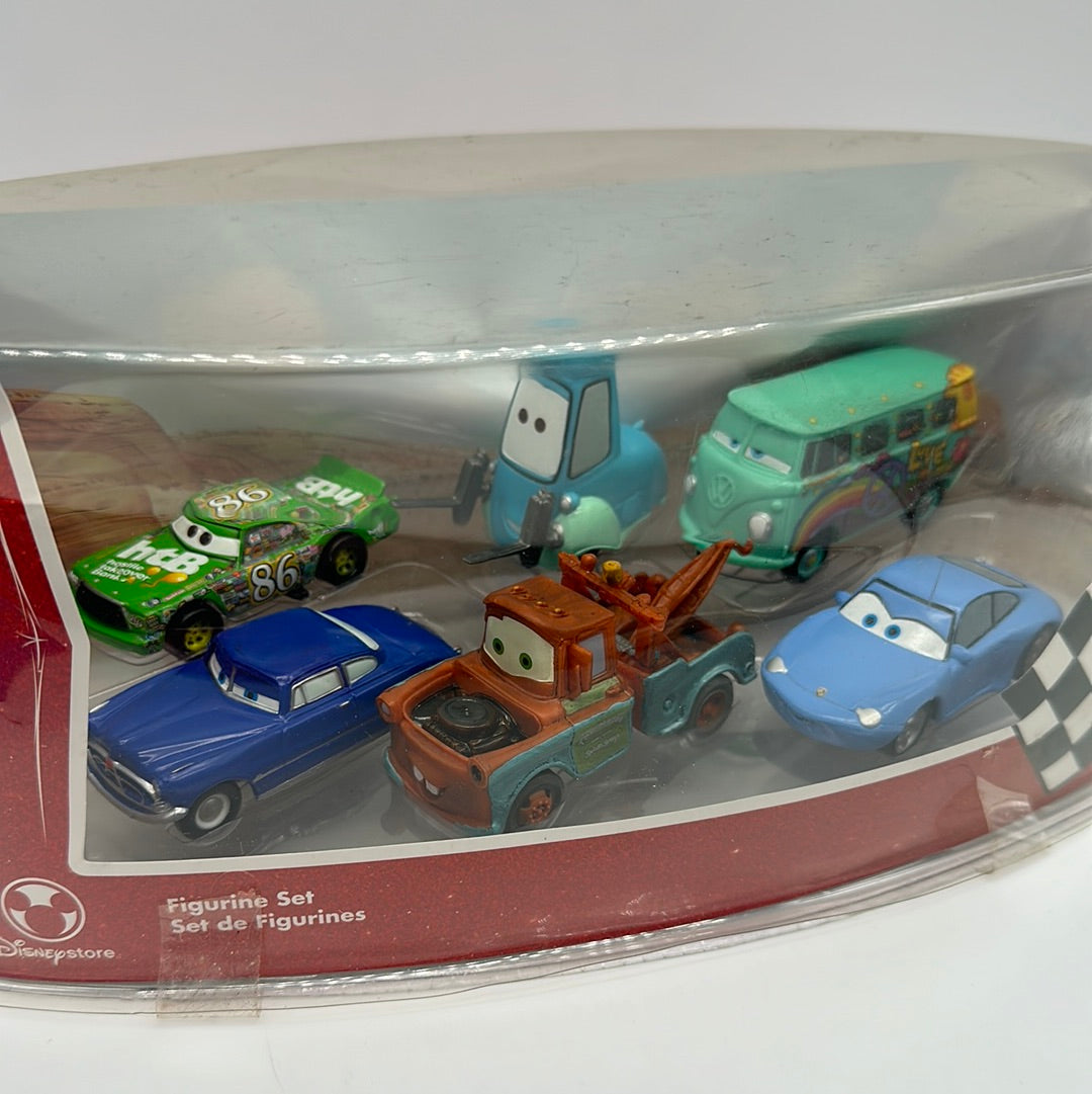 Disney Pixar Cars Movie - Disney Parks Store Exclusive - Radiator Springs Six Car Figurine Playset