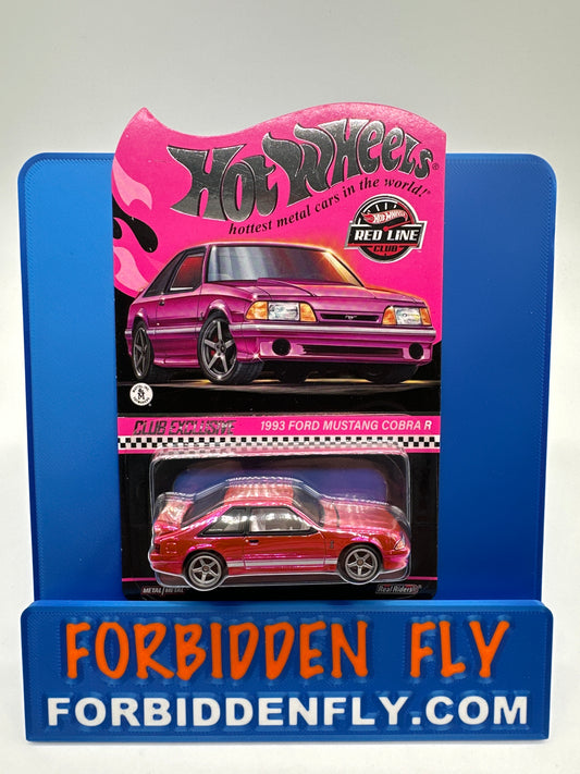 Hot Wheels RLC Red Line Club - 2024 Release - Pink Party Car - 1993 Ford Mustang Cobra R
