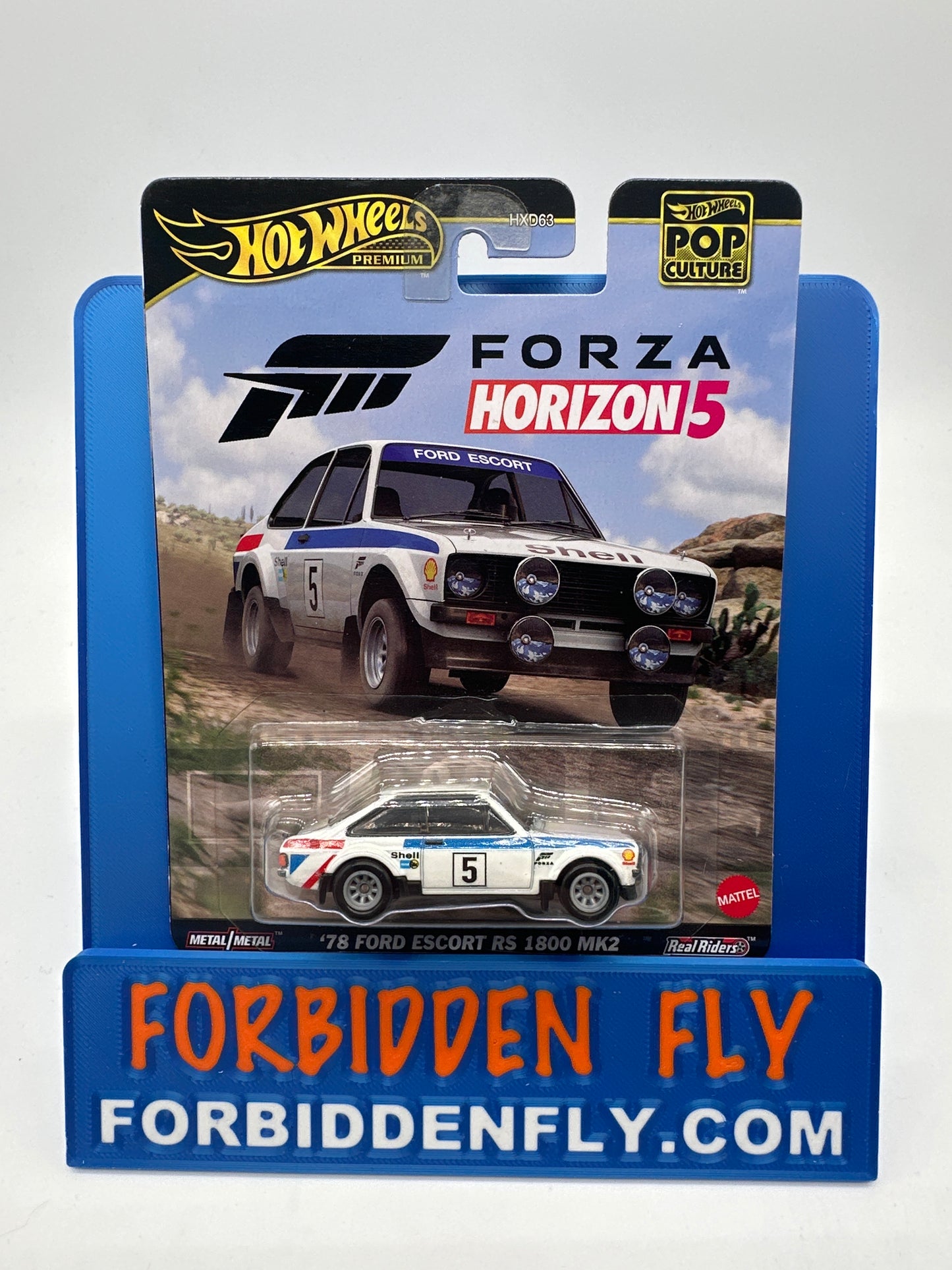 Hot Wheels 2024 Retro Entertainment Premium Single - Forza Horizon 5 - ‘78 Ford Escort RS 1800 MK2