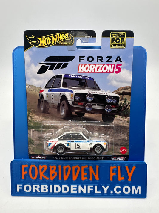 Hot Wheels 2024 Retro Entertainment Premium Single - Forza Horizon 5 - ‘78 Ford Escort RS 1800 MK2