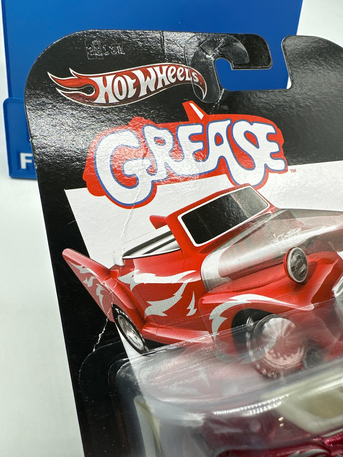 Hot Wheels 2013 Retro Entertainment Premium Single - Grease - Red Greased Lightning (Movie Reel Packaging)