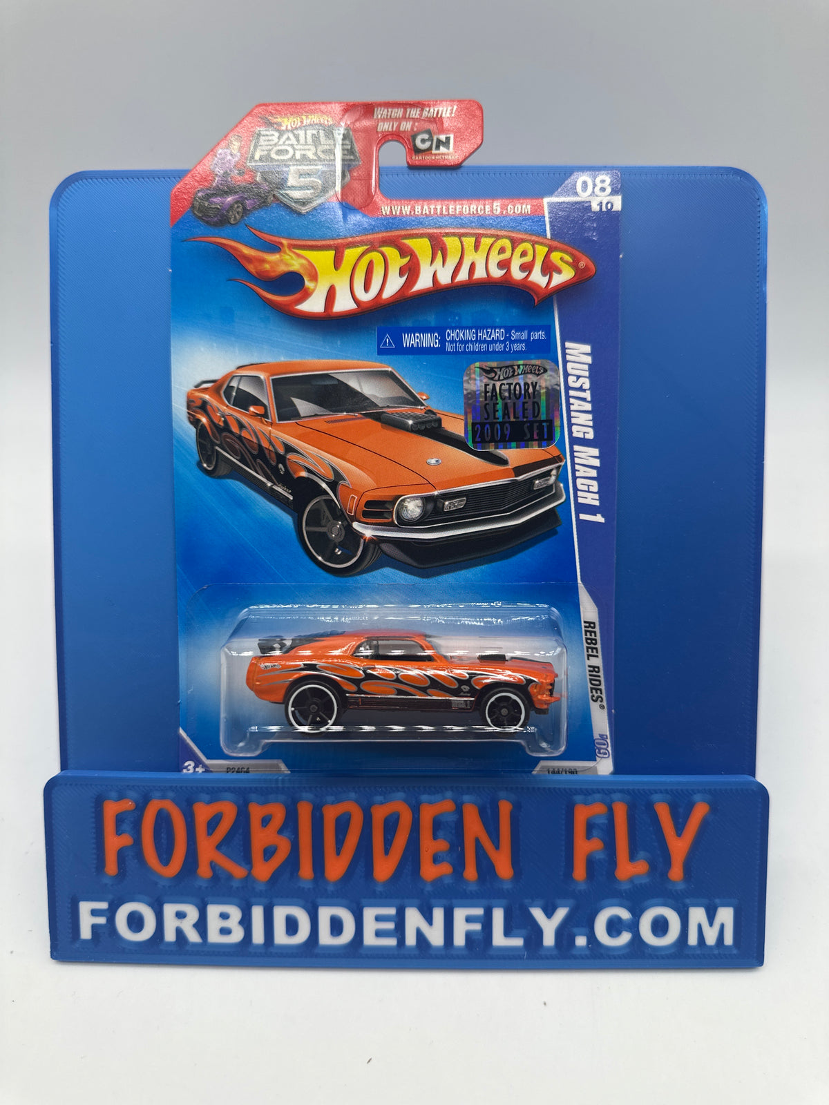 Hot Wheels Mainline - 2009 Factory Stickered - Rebel Rides Series - Mustang Mach 1 - Lot Of 3