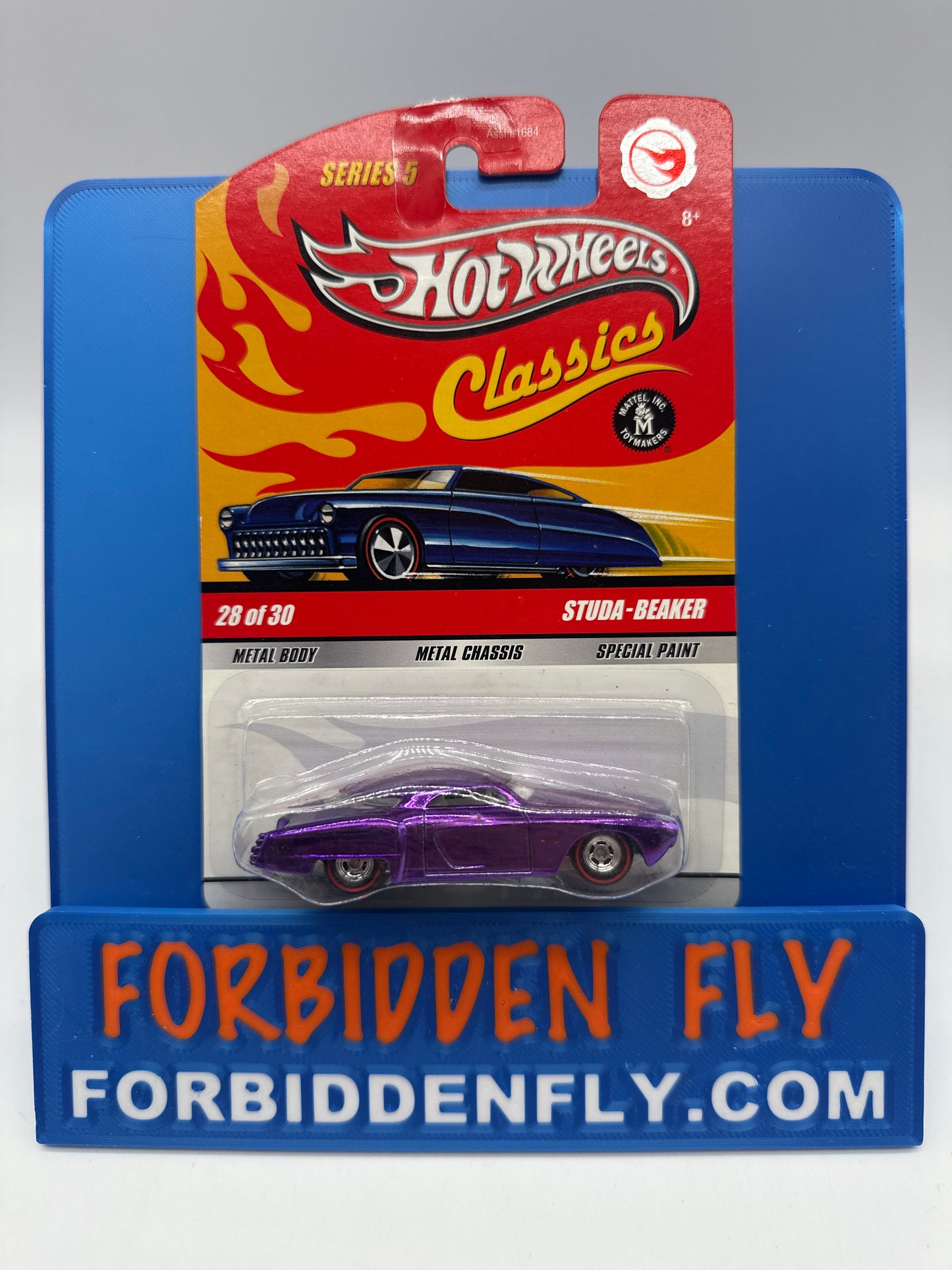 Hot Wheels Classics CHASE - Series 5 #28 of 30 - Purple Studa-Beaker