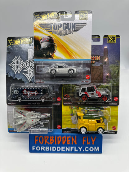 Hot Wheels Premium - Pop Culture 2025 Mix K - Set of 5