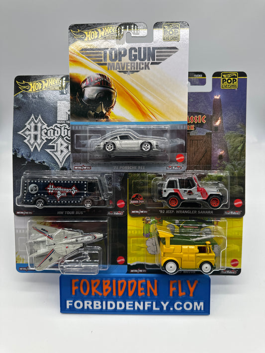 Hot Wheels Premium - Pop Culture 2025 Mix K - Set of 5