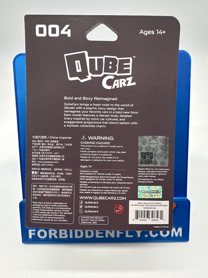 Mini GT Qube Carz - #004 Nissan Skyline GT-R (R34) LB-ER34 Super Silhouette Skyline Black