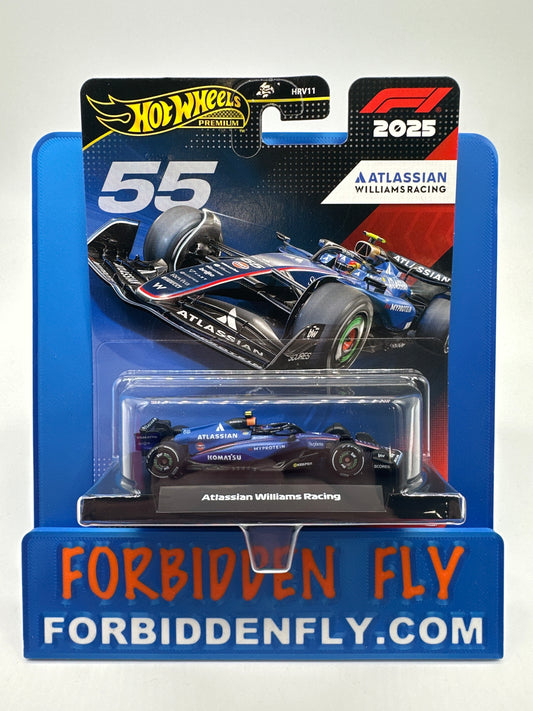 Hot Wheels 2025 Formula 1 Premium Series - Atlassian Williams Racing Formula One Team #55 - Carlos Sainz Jr.