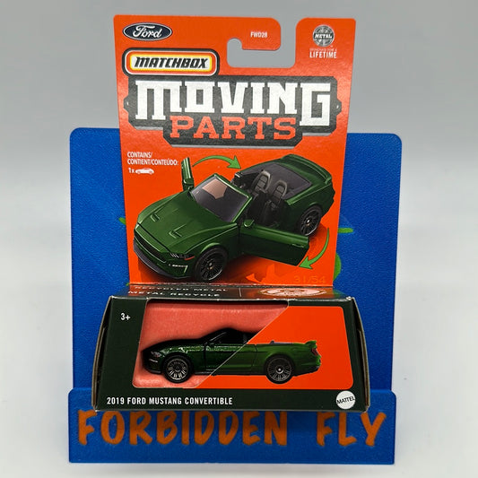 Matchbox Moving Parts Series - Green 2019 Ford Mustang Convertible