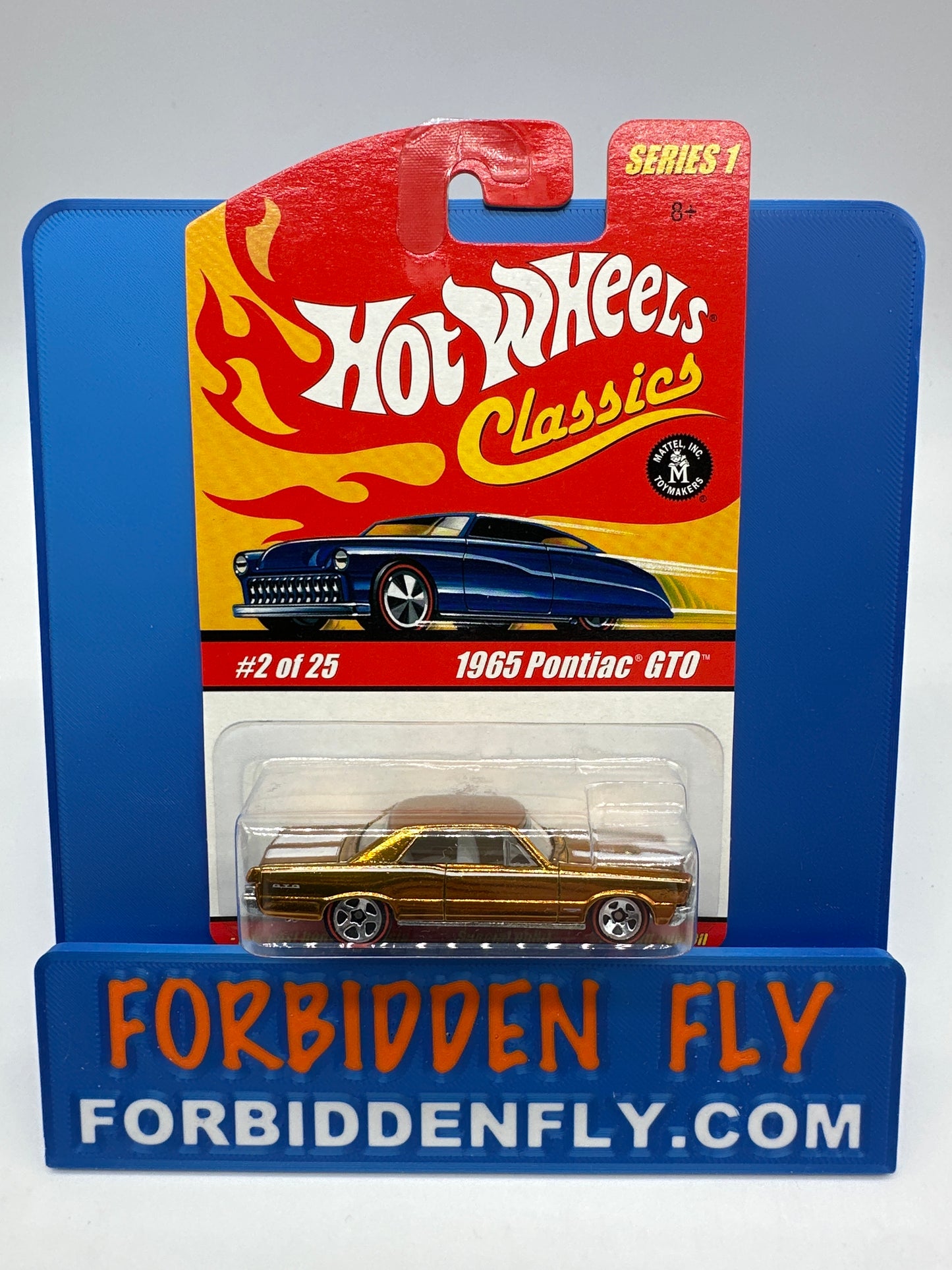 Hot Wheels Classics - Series 1 #2 of 25 - Gold 1965 Pontiac GTO