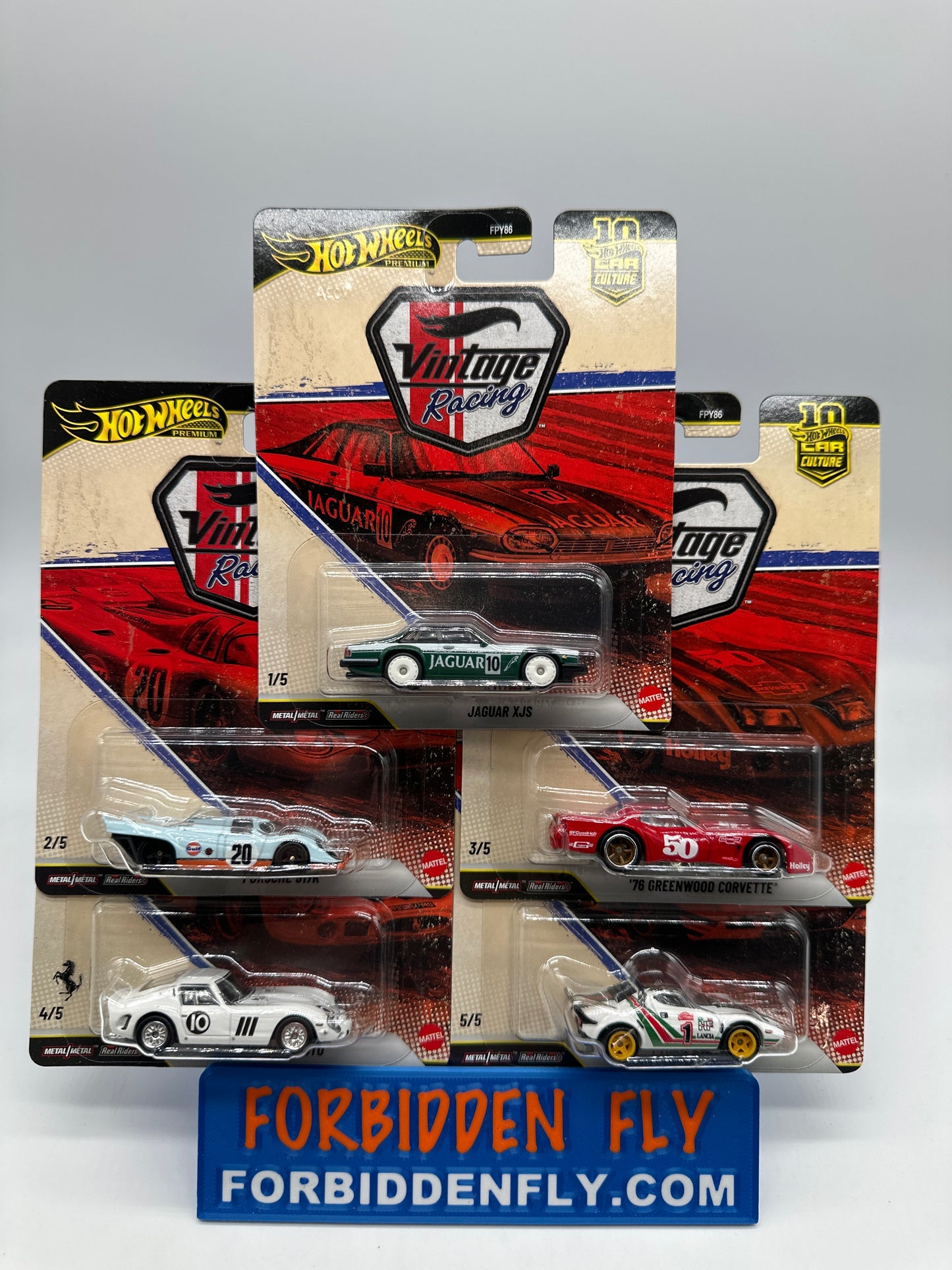 Hot Wheels Car Culture 2026 - Vintage Racing Premium Set of 5