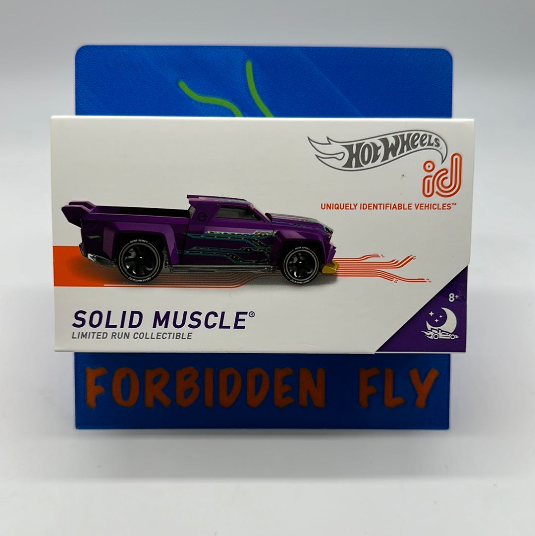 Hot Wheels Boxed Series 1 ID Car - Nightburnerz - Solid Muscle - Purple