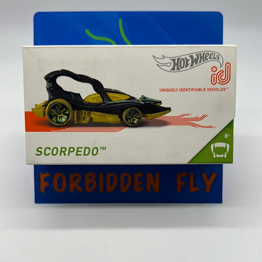 Hot Wheels Boxed Series 1 ID Car - Street Beasts - Scorpedo - Black