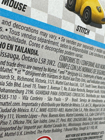 Hot Wheels - Racer Verse - Disney Lilo and Stitch - Stitch Car