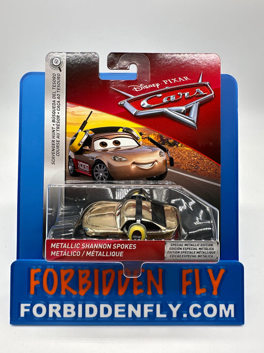 Disney Pixar Cars Movie - Scavenger Hunt Chase - Metallic Shannon Spokes