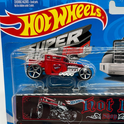 Hot Wheels Super Rigs - 2020 Road Roller w/ Red Bone Shaker