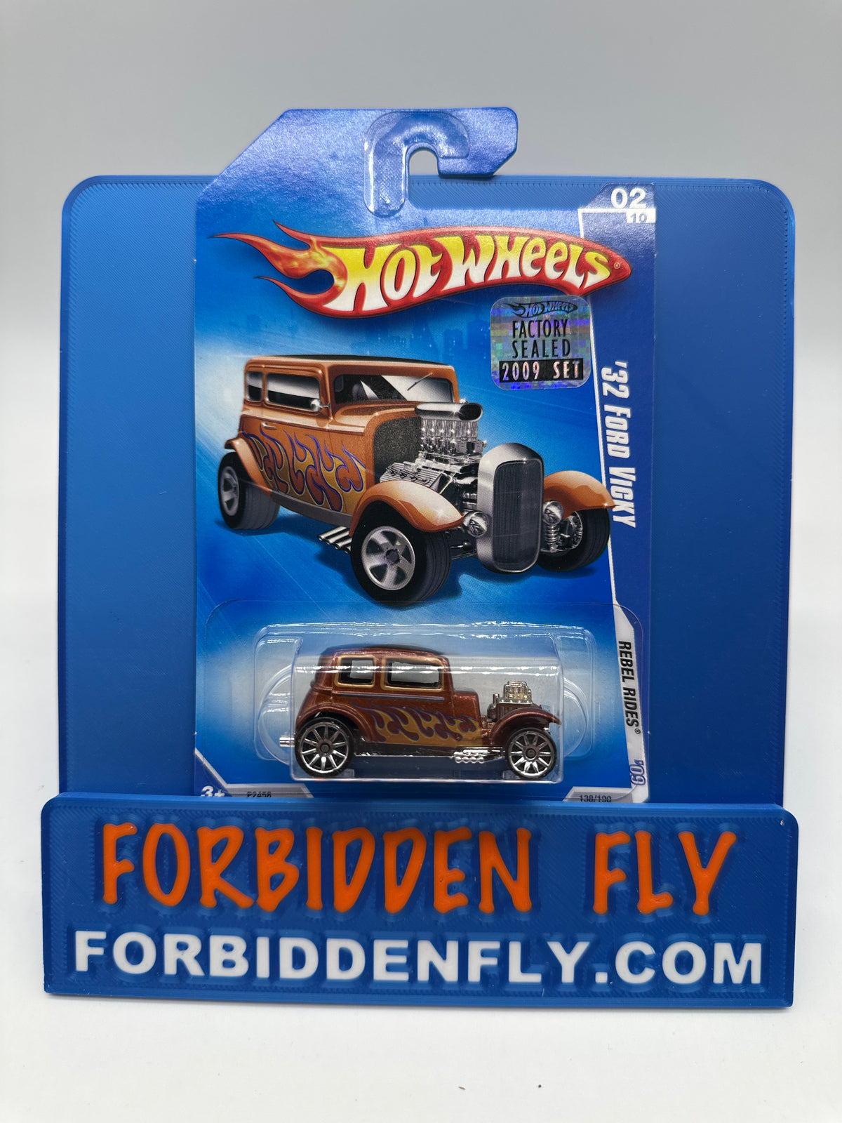 Hot Wheels Mainline - 2009 Factory Stickered - Rebel Rides Series - ‘32 Ford Vicky - Lot Of 2