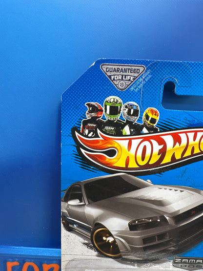 Hot Wheels Mainline - 2013 HW Showroom - Nissan Skyline GT-R (R34) - Zamac Edition